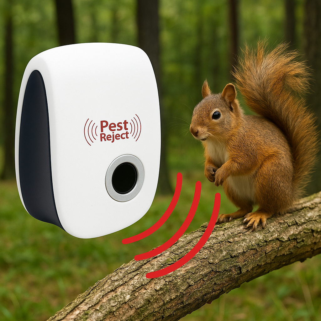 Ultrasonic Squirrel Repeller Device - Effektiv skadedjurskontroll för ...