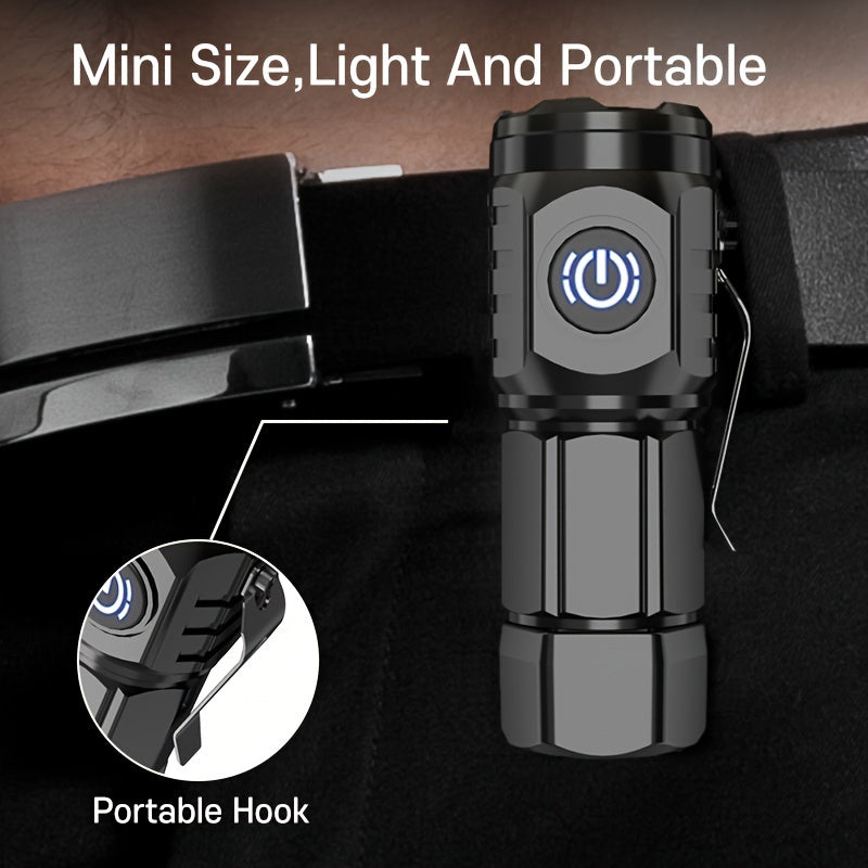 LumoBeam Mini Ficklampa – Stark Ljus i Kompakt Storlek