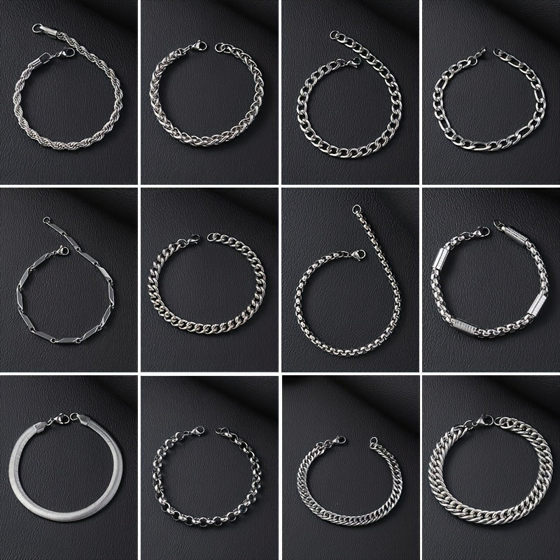 UrbanSteel Armband Set – Djärvt och Trendigt för Män