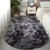 Plush Oval Rug – Mjuk och Stilig Matta för Sovrum och Vardagsrumsdekoration