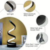 Spiral LED Skrivbordslampa – Modern Dimbar Belysning
