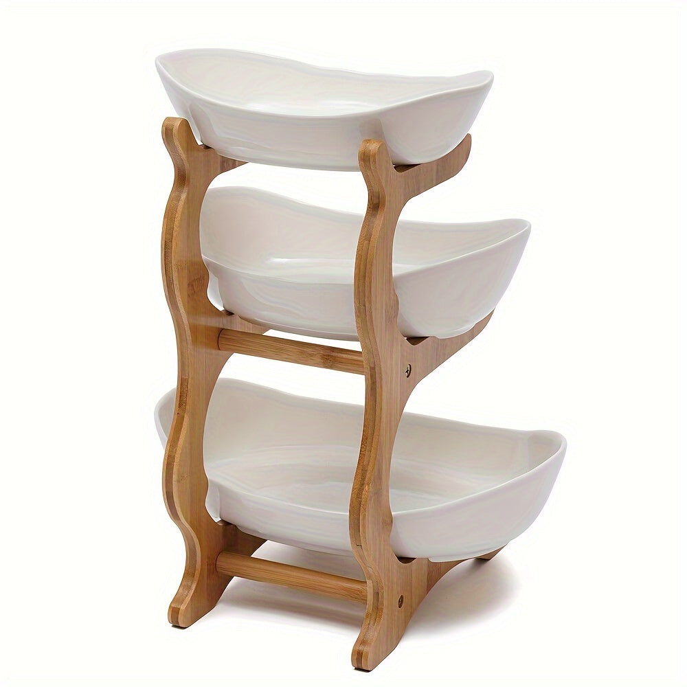 NatureStack 3-tiers fruktkorg – Rymlig och funktionell