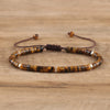 Flätad Armband med 2.4 mm Naturstenpärlor – Seraphina