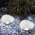 Solsten ABS Sandblästrat Glas LED Utomhus Landskapsbelysning
