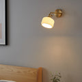 Modern Minimalistisk Randig Keramisk Burk 1-Ljus Vägglampa