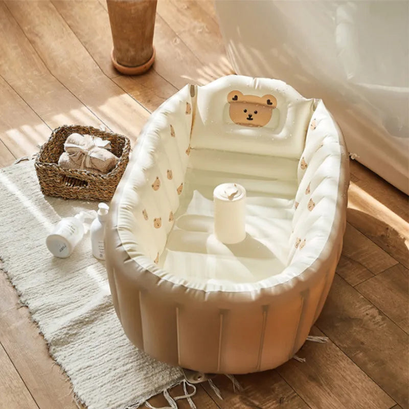 Uppblåsbar Babytub för Resor – BubbleNest
