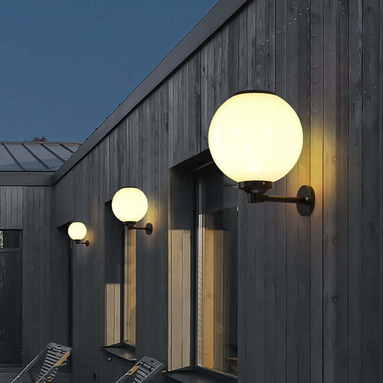 Vattentät Utomhusvägglampa på Solenergi