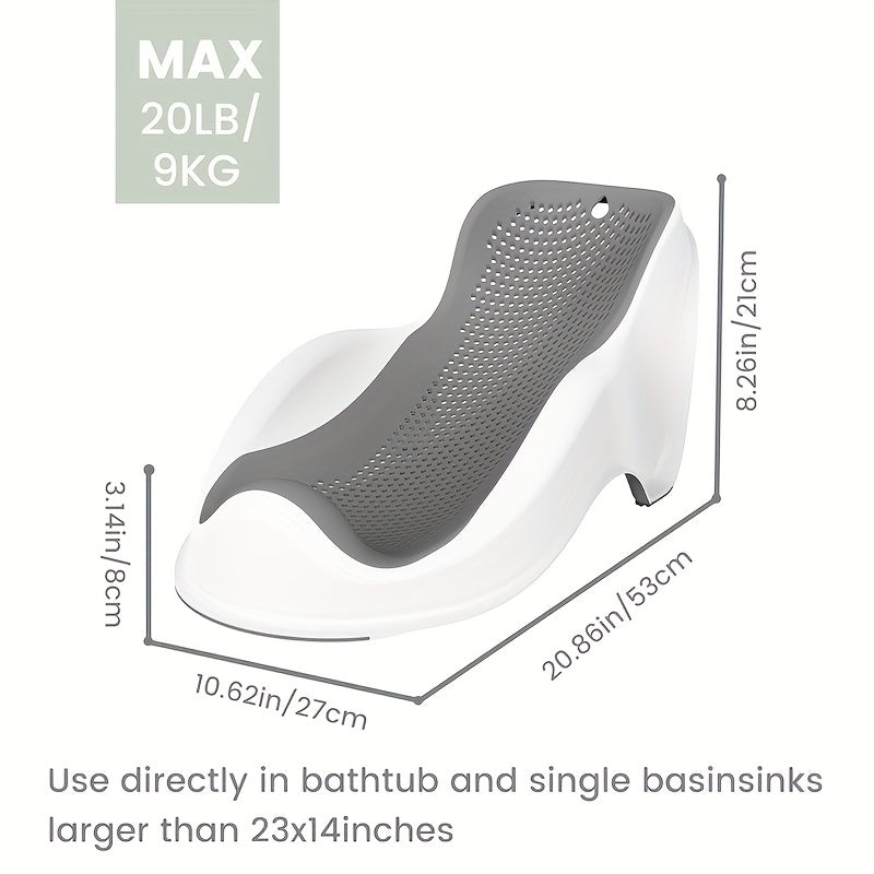 SafeNest Baby Badstol - Ergonomiskt och Ventilerat Stöd