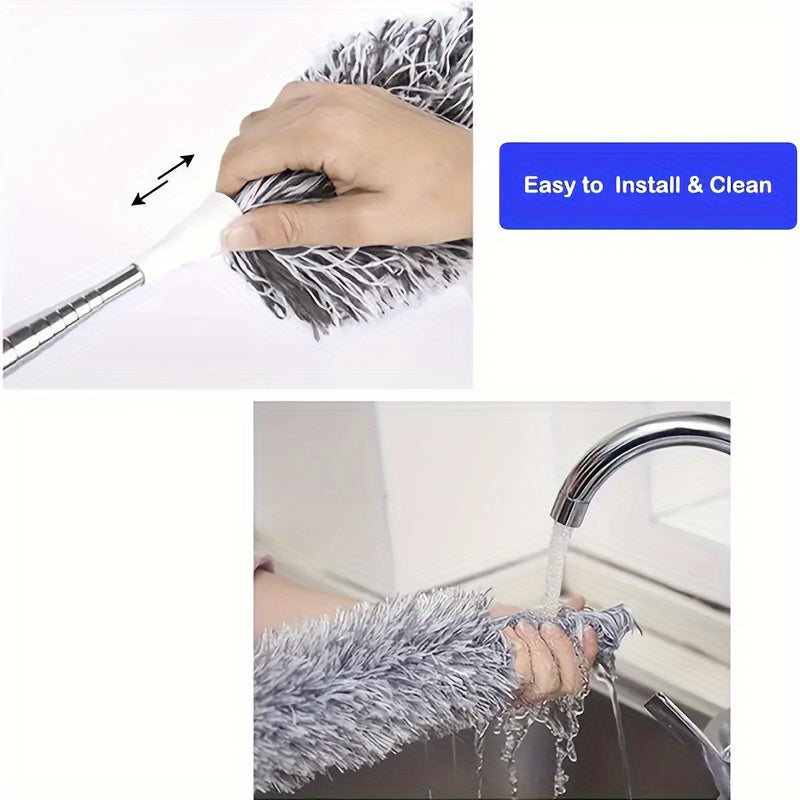 FlexiClean Utsträckbar Dammvippa – Justerbar och Flexibel