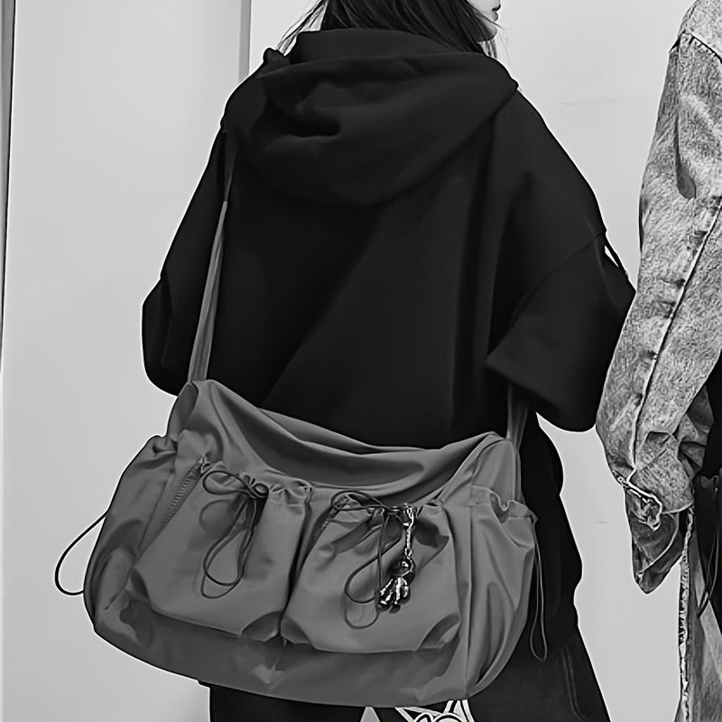 UrbanEase Crossbody-väska – Dragskoaxelväska med stor kapacitet