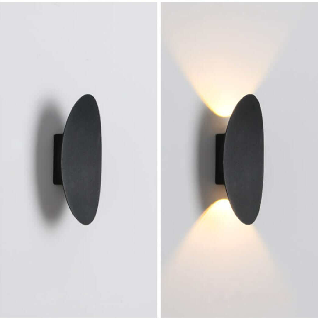 Modern Utomhusvägglampa - Oval & Rektangulär Design