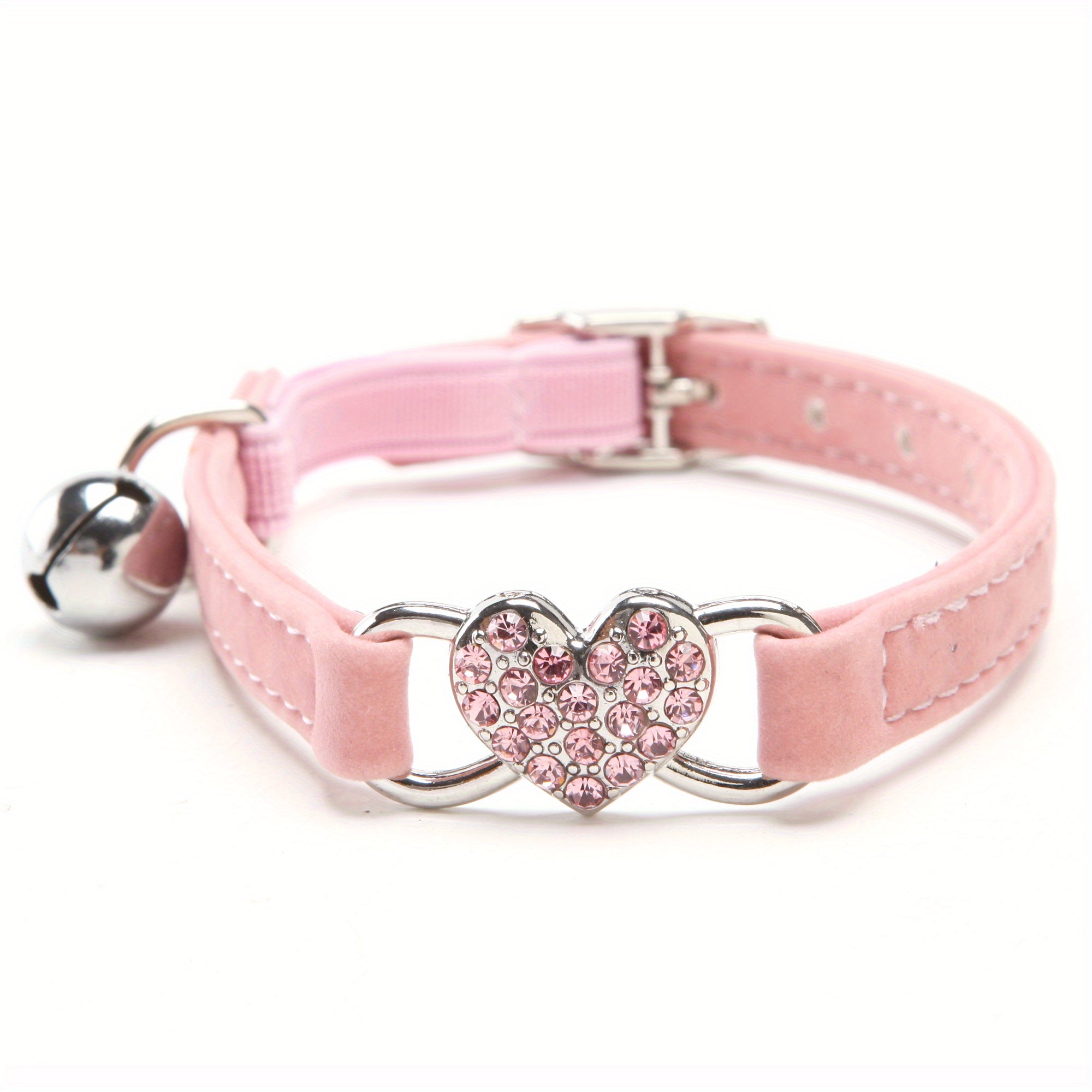 Glittrande Hjärta Katt Halsband – Ge Din Katt en Lyxig Touch
