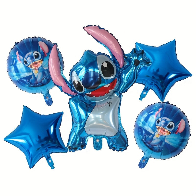 Stitch Ballongset – 5 Delar för en Magisk Fest
