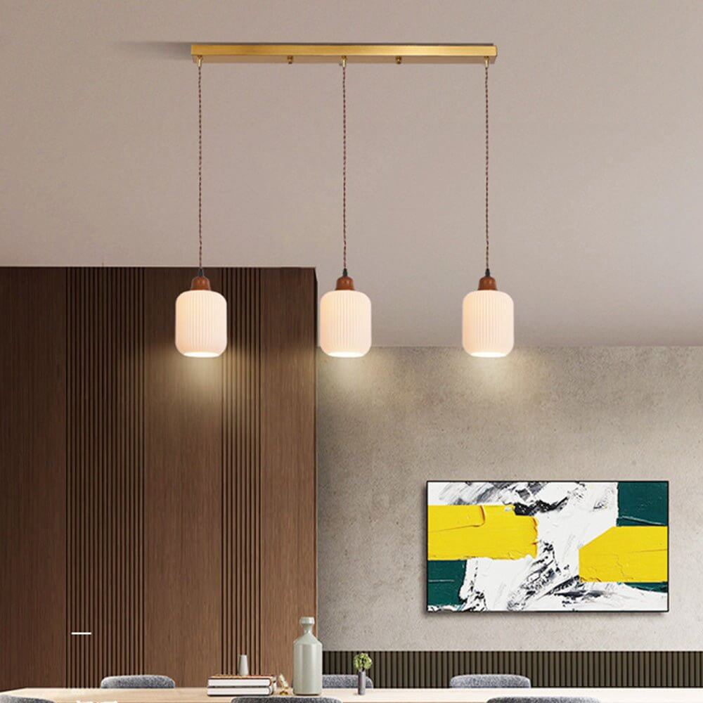 Stilren Keramisk Taklampa - Rustik Design