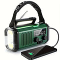 StormMate X10 Nødradio med 10.000 mAh Powerbank | Sol, Svejse- & USB-C | LED-lampe, SOS-alarm & Kompas | AM/FM/NOAA