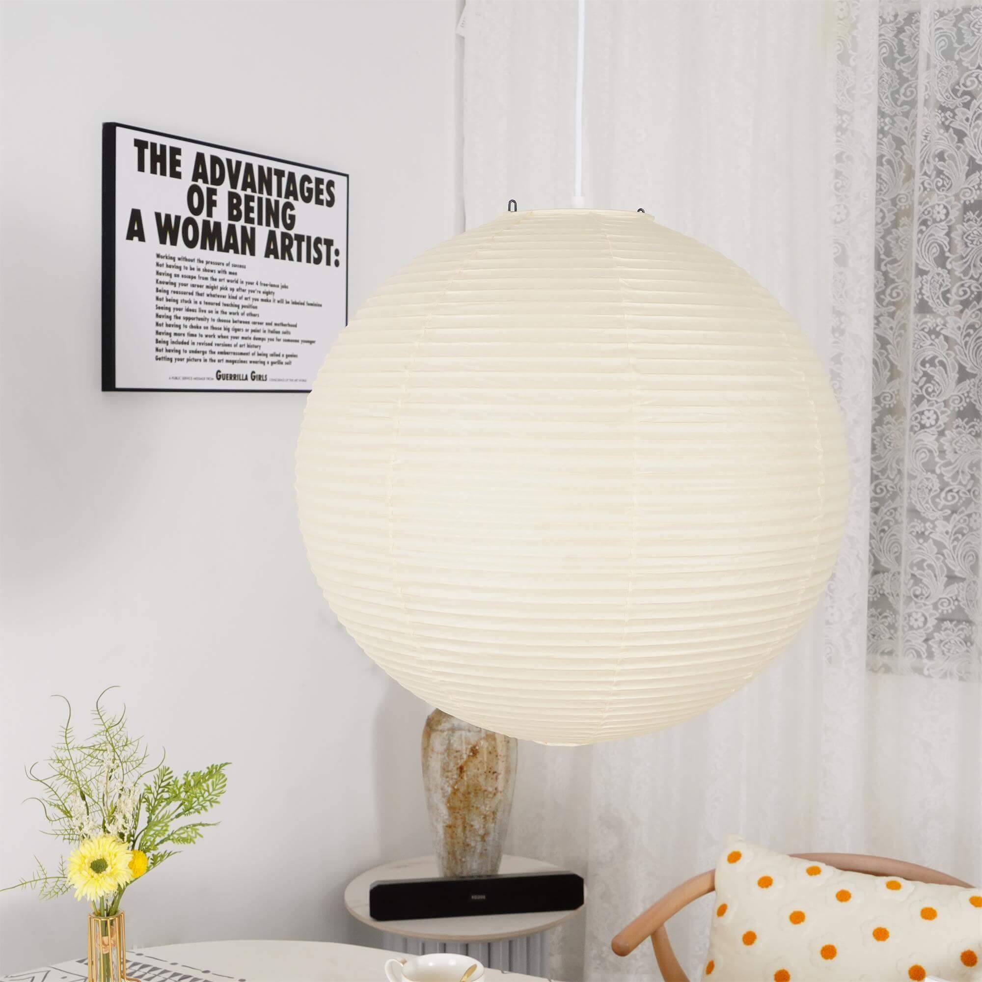 Pappershänglampa - Designbelysning
