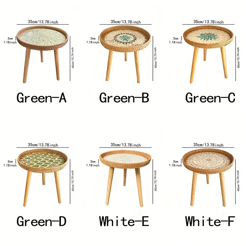 Skandinavisk Rattan Sido Bord - Elin
