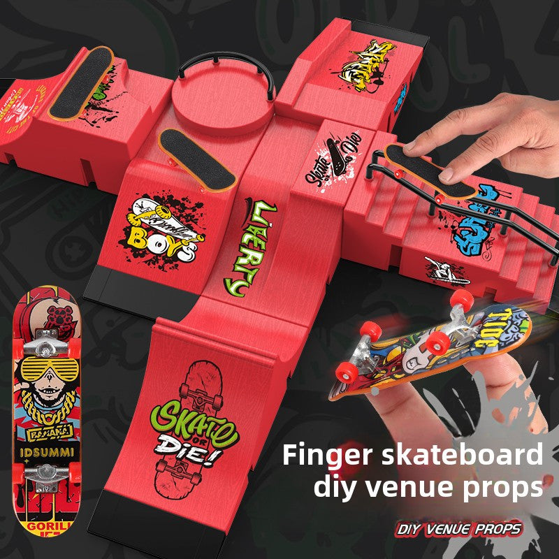 MiniRamp Finger Skatepark – Kreativ Lek, Roligt och Färdighetsutveckling
