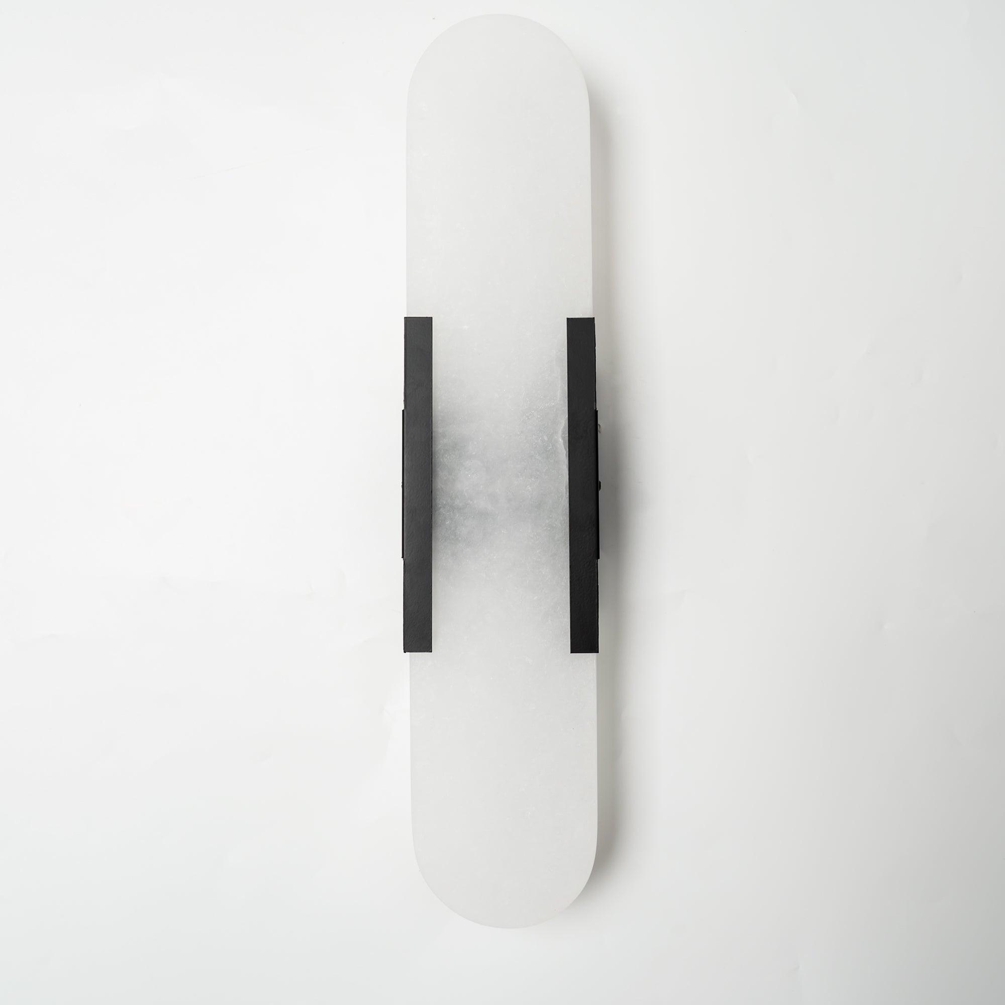 Modern Vägglampa - Alabaster & Metall