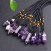 Naturlig Kristall Ametist Helande Halsband – Lyra
