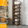 Smart Bamboo Shoe Rack – Kompakt och Praktisk för Entrén