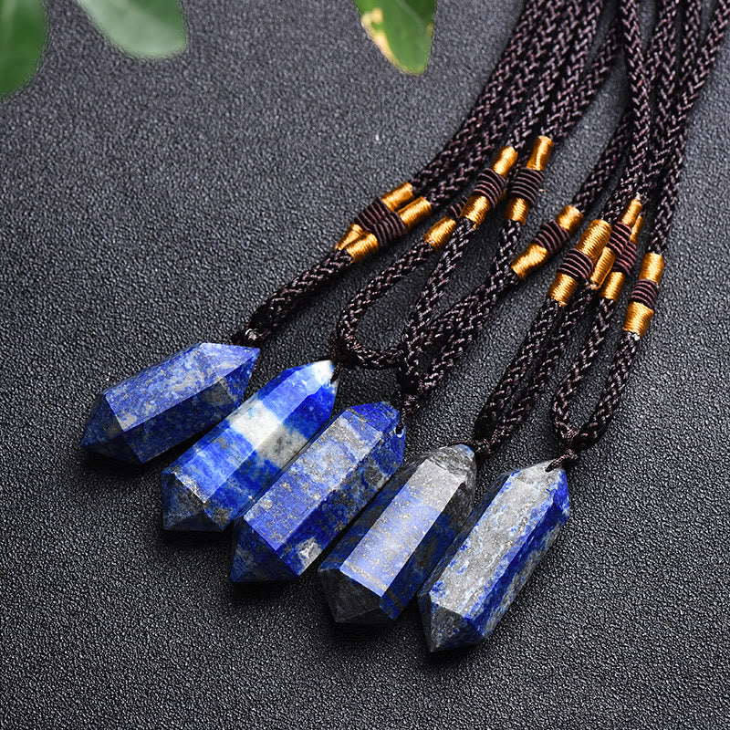 Naturlig Kristall Ametist Helande Halsband – Lyra
