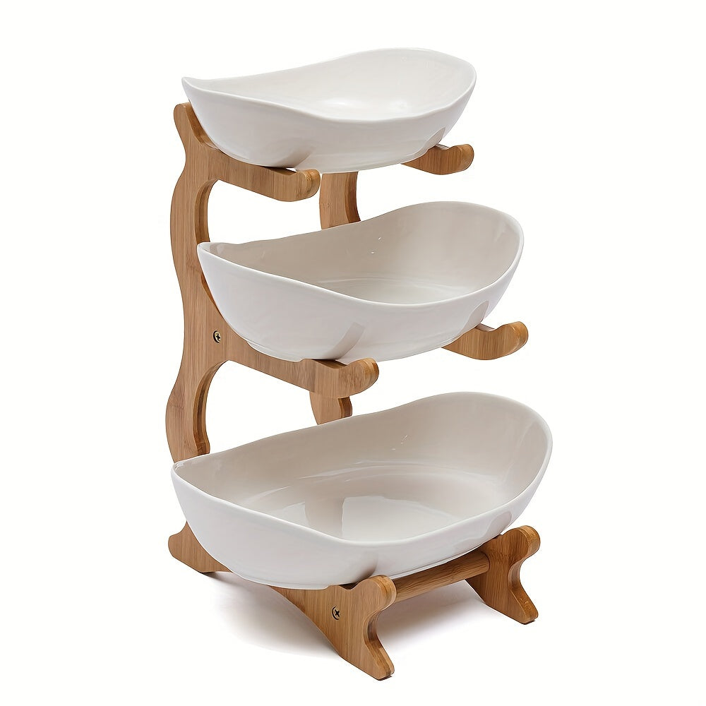 NatureStack 3-tiers fruktkorg – Rymlig och funktionell