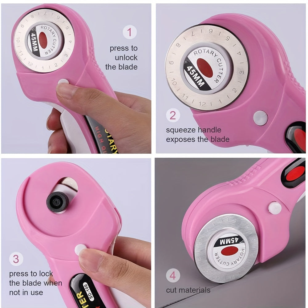 Rotary Cutter Set – Perfekt för sömnad, quiltning och DIY-projekt