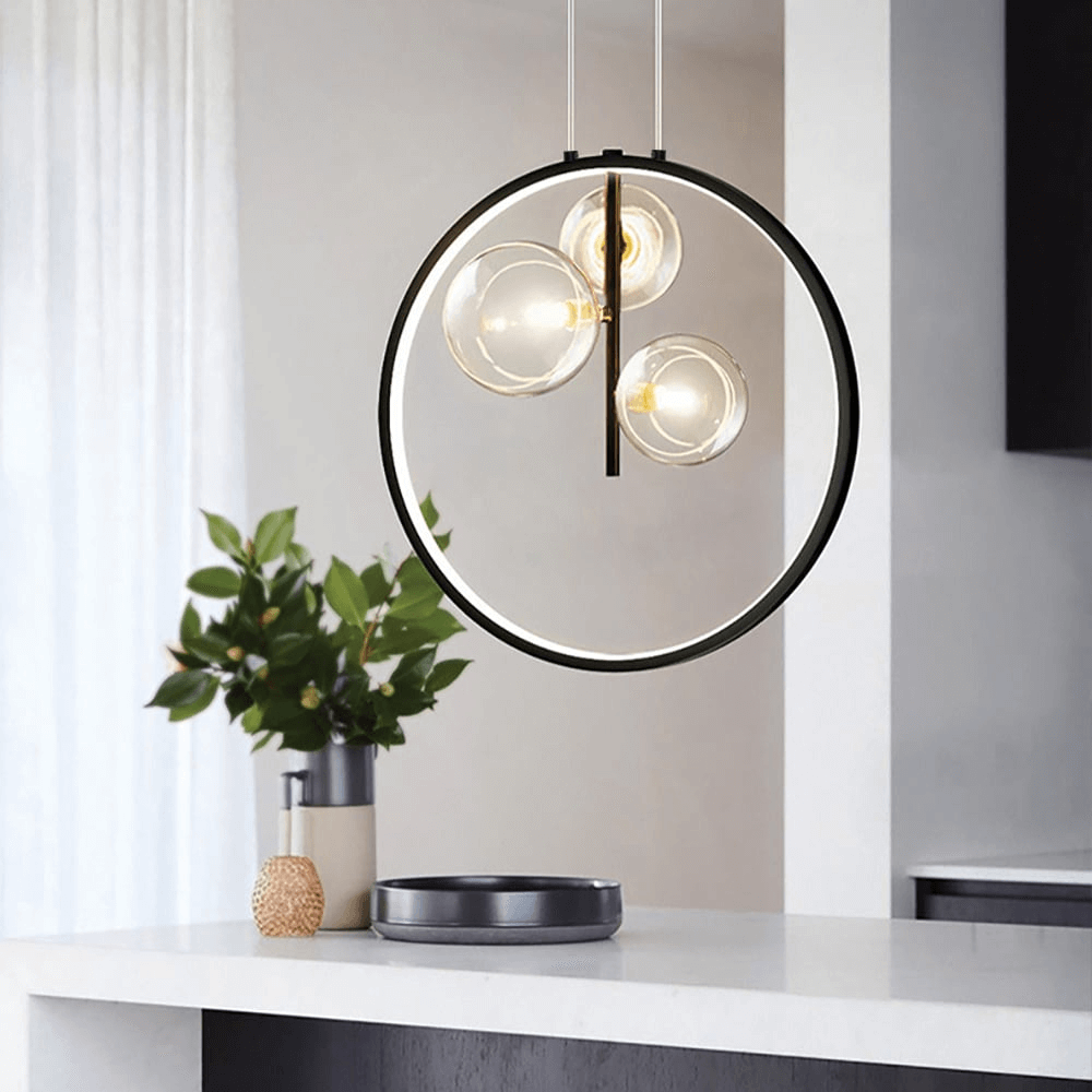 Minimalistisk Glas Hänglampa - LED Belysning