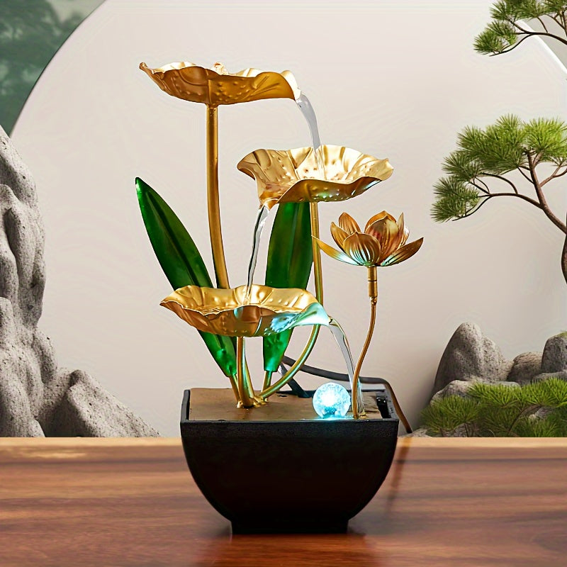 Lugn Lotus Inomhusfontän – Avkopplande och Atmosfärisk
