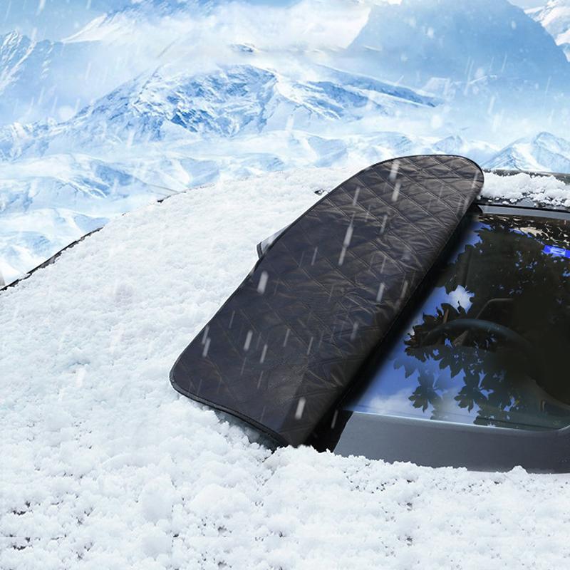 SnowArmor Premium Frostskydd | Väderbeständig Magnetisk Bilruta och Spegelöverdrag