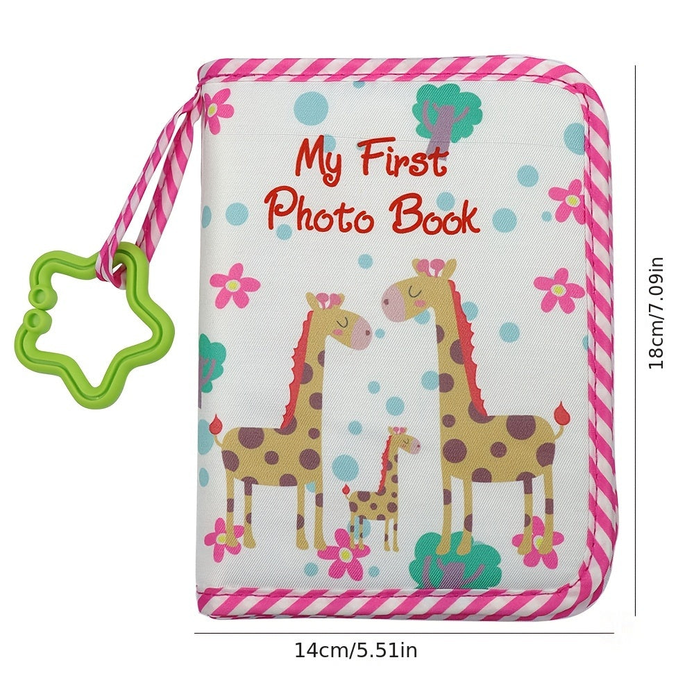 Giraff-temat Fotoalbum – Hållbar Minnebok för Babys Första Fotografi