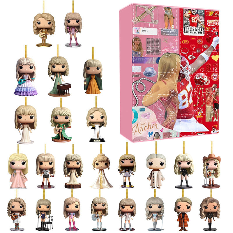 IconCharm Taylor Swift Adventskalender | Festlig 24-dagars nedräkning med unika samlarobjekt