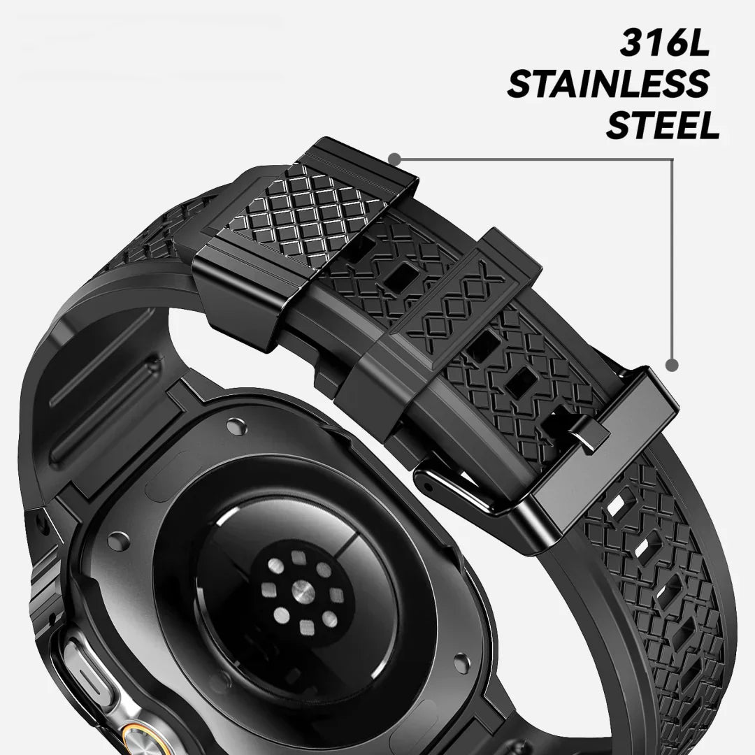 Robust Rostfri Stål Höljeset för Samsung Galaxy Watch Ultra