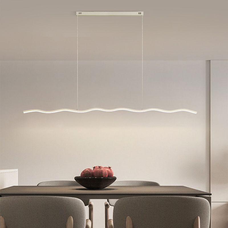 LED Hänglampa med Modern Vågformad Design – WaveGlow