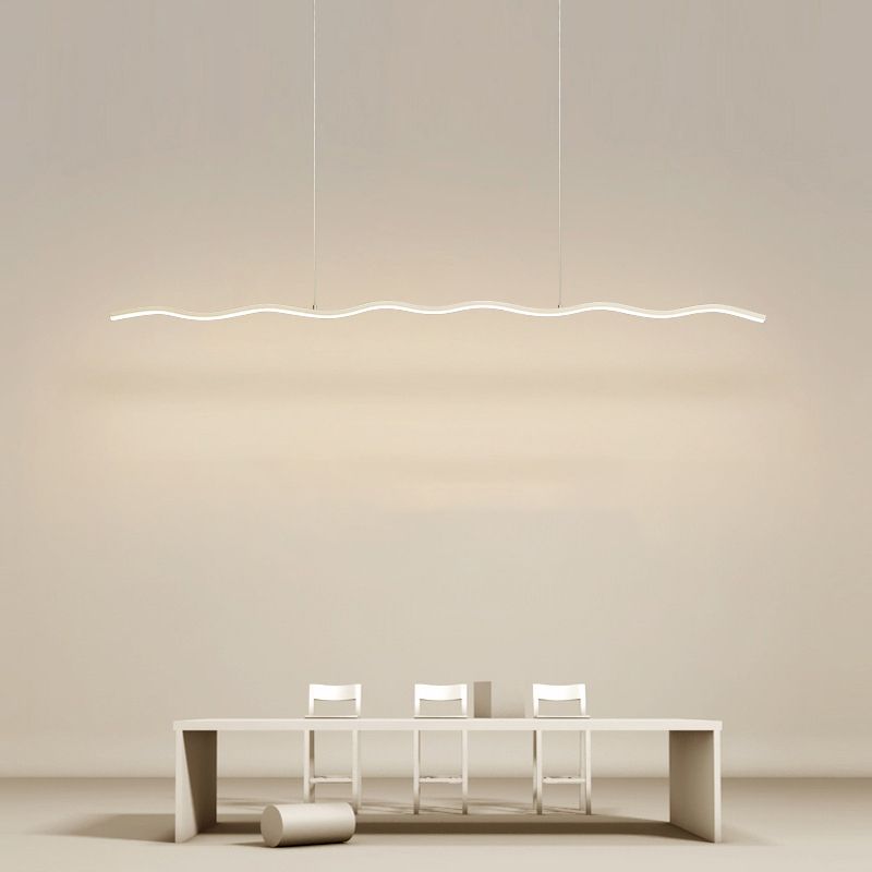 LED Hänglampa med Modern Vågformad Design – WaveGlow