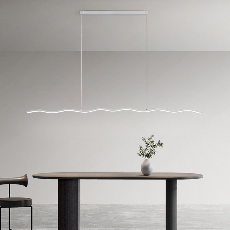 LED Hänglampa med Modern Vågformad Design – WaveGlow