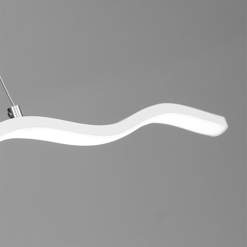 LED Hänglampa med Modern Vågformad Design – WaveGlow