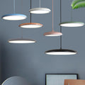 Nordisk Macaron Flygande Tallrik Metall LED Pendellampa