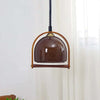 Taklampa i trä - Bauhausdesign