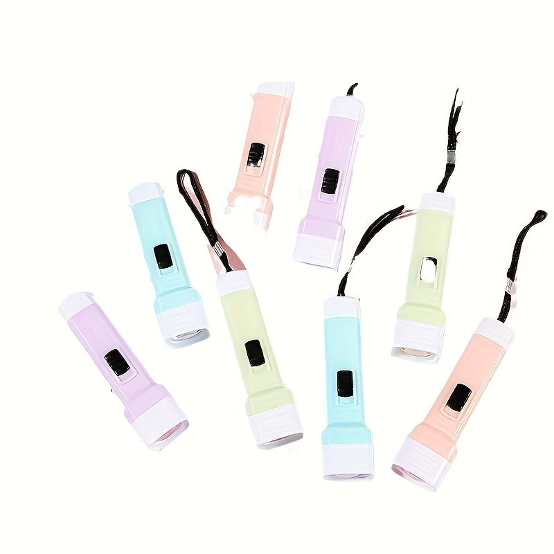 Mini Macaron Fackla Set – 12 Ljusa Färger i Bärbar Design