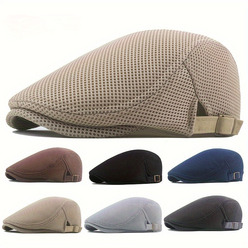 Lätt Sommar Flat Cap för Män & Kvinnor – AirStyle Cap