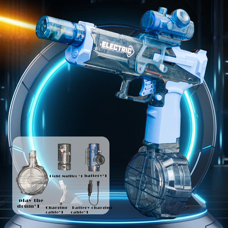 SplashVibe ProWater Blaster | Långdistans vattenspruta utan läckage med interaktiva ljus
