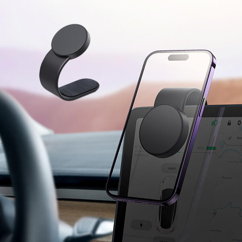 HoldMaster Premium Magnetisk Telefonhållare | Trådlös Laddare och Justerbar Montering för Bilar