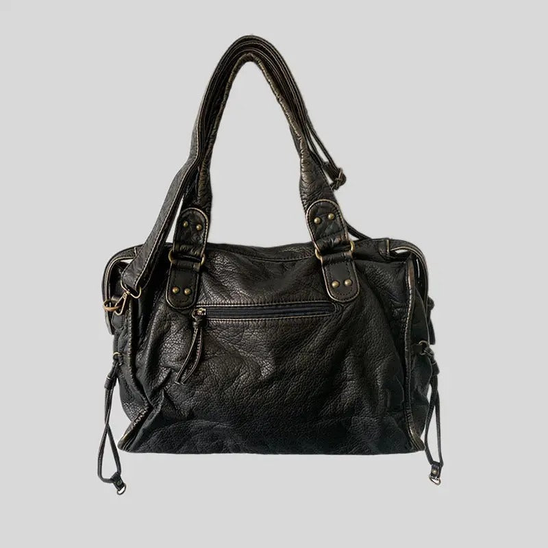 Höst Vintage Läder Handväska - Marisol