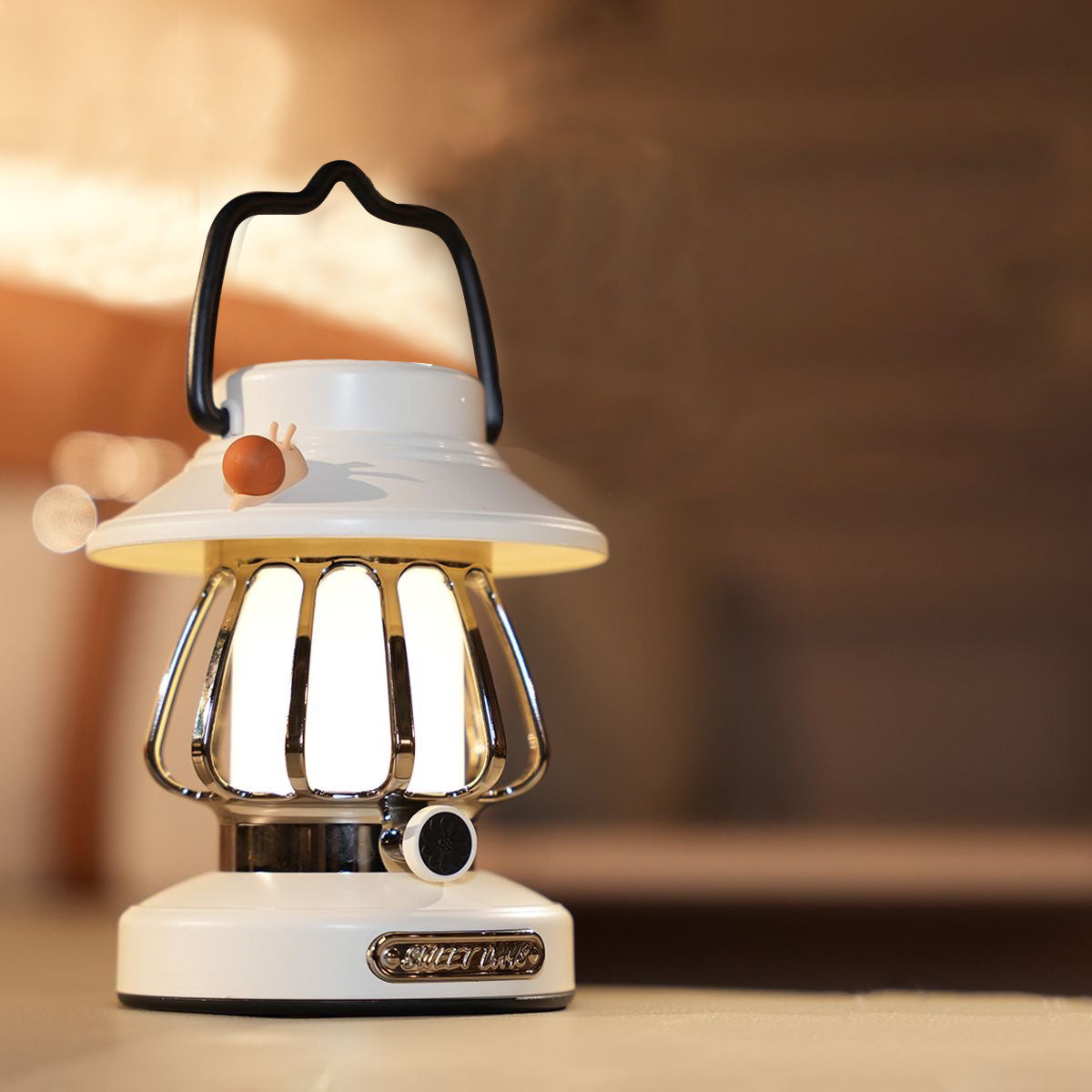 SnailGlow Bärbar Campinglampa – USB-laddningsbar Nattlampa