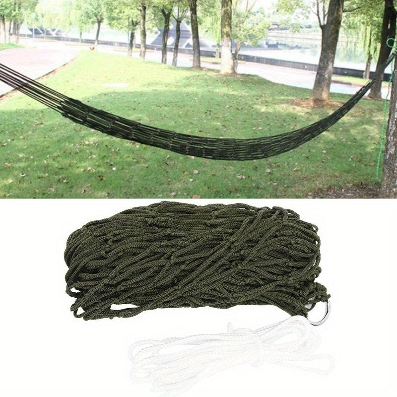 Robust Nylon Hängmatta – Ergonomisk och Multifunktionell för Utomhusbruk