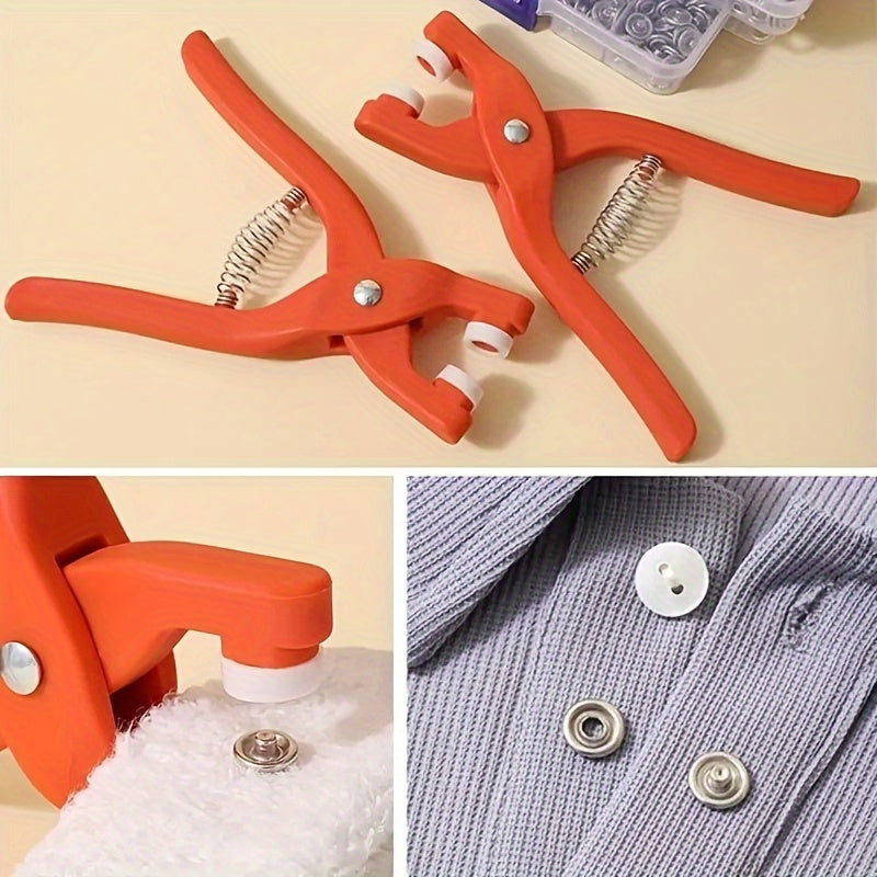 Snap Kits Set – Praktiska Tryckknappar för Kläder och DIY Hantverk