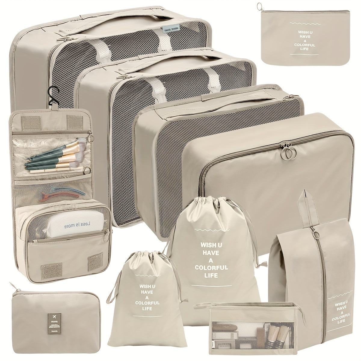 PackMate 11-delars packningsset – Organisera ditt bagage