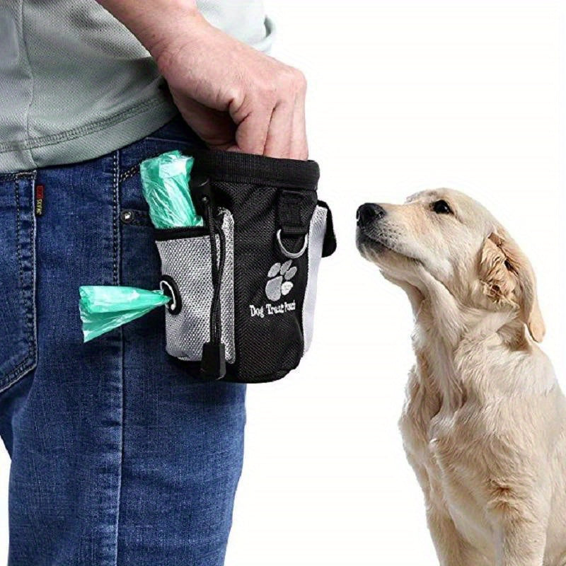 Hundgodisväska med avfallspåse dispenser – Idealisk för träning och promenader